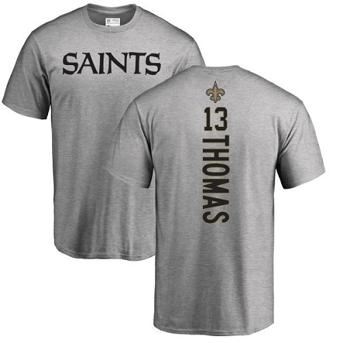 Men New Orleans Saints Ash Michael Thomas Backer NFL Football #13 T Shirt